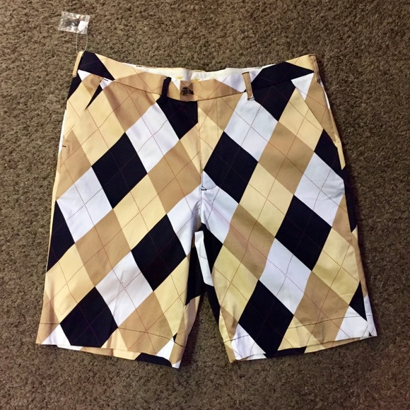 Loudmouth Other - Loudmouth Golf Argyle Shorts for Men Sz 40 NWOT